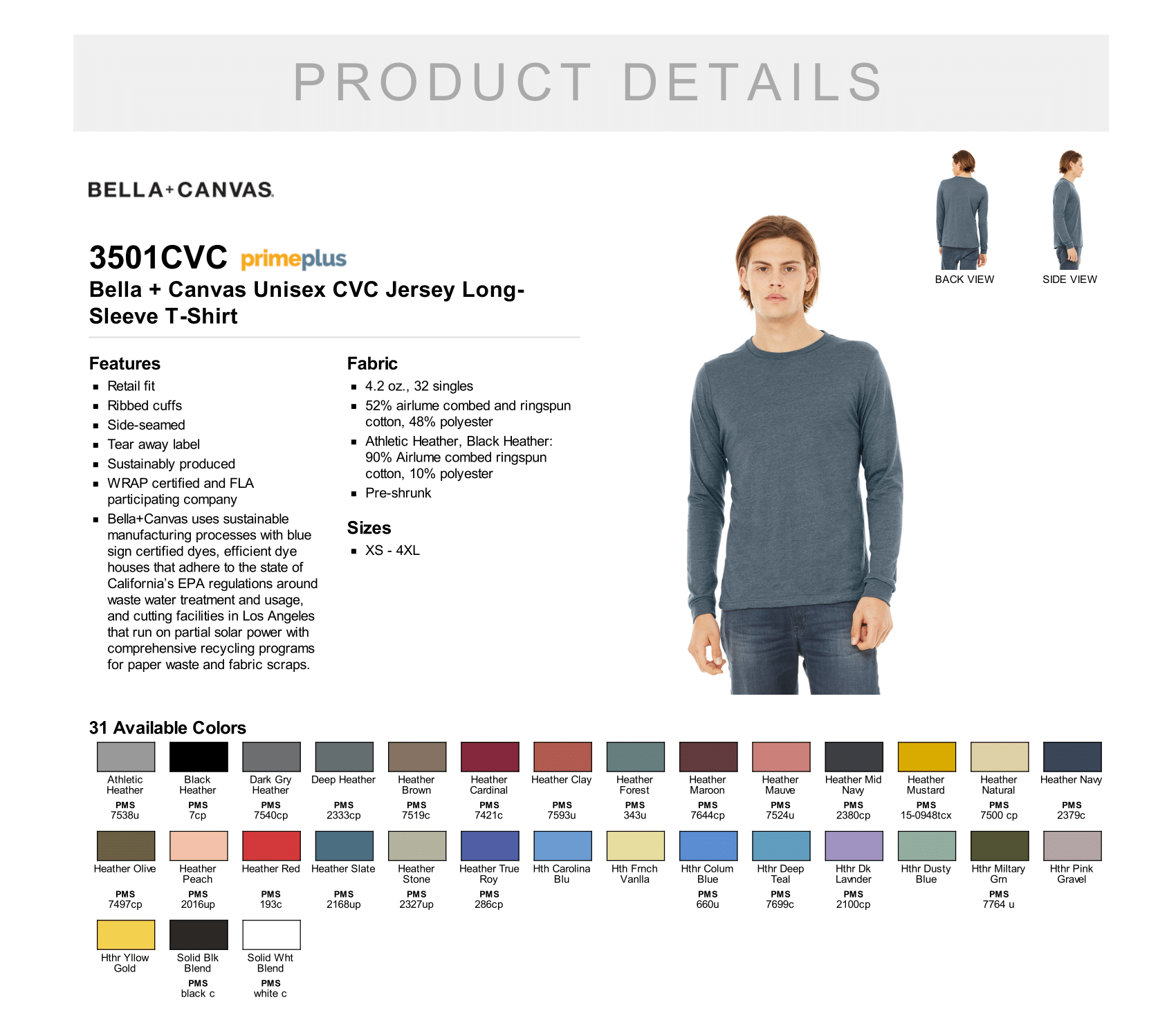 CVC Long Sleeve Tee
