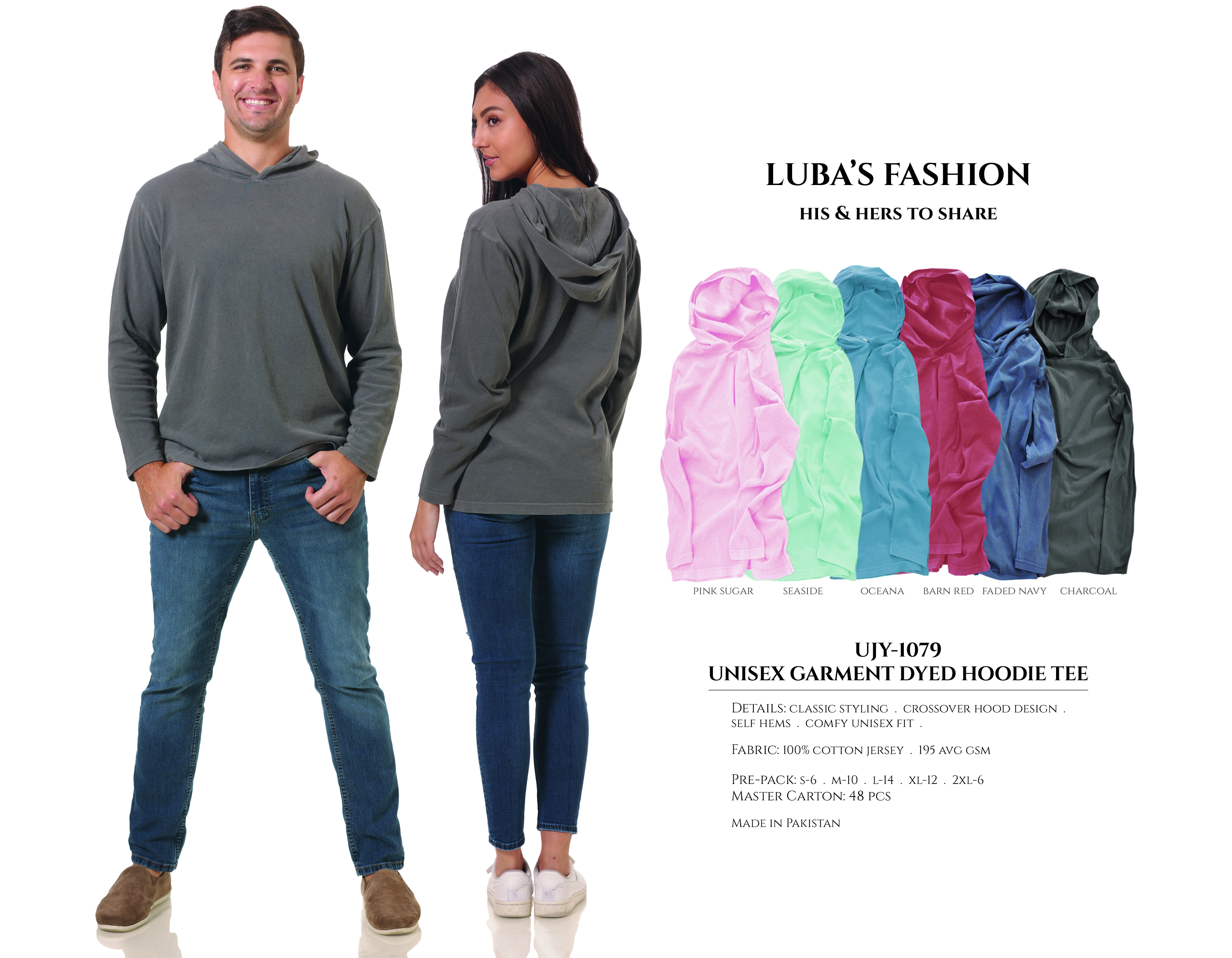 Garment Dye Hoodie Tee